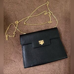 Authentic Valentino mini purse black leather preloved good condition